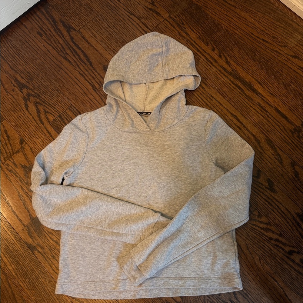 NYC Light Gray Hooded Men's Sweater